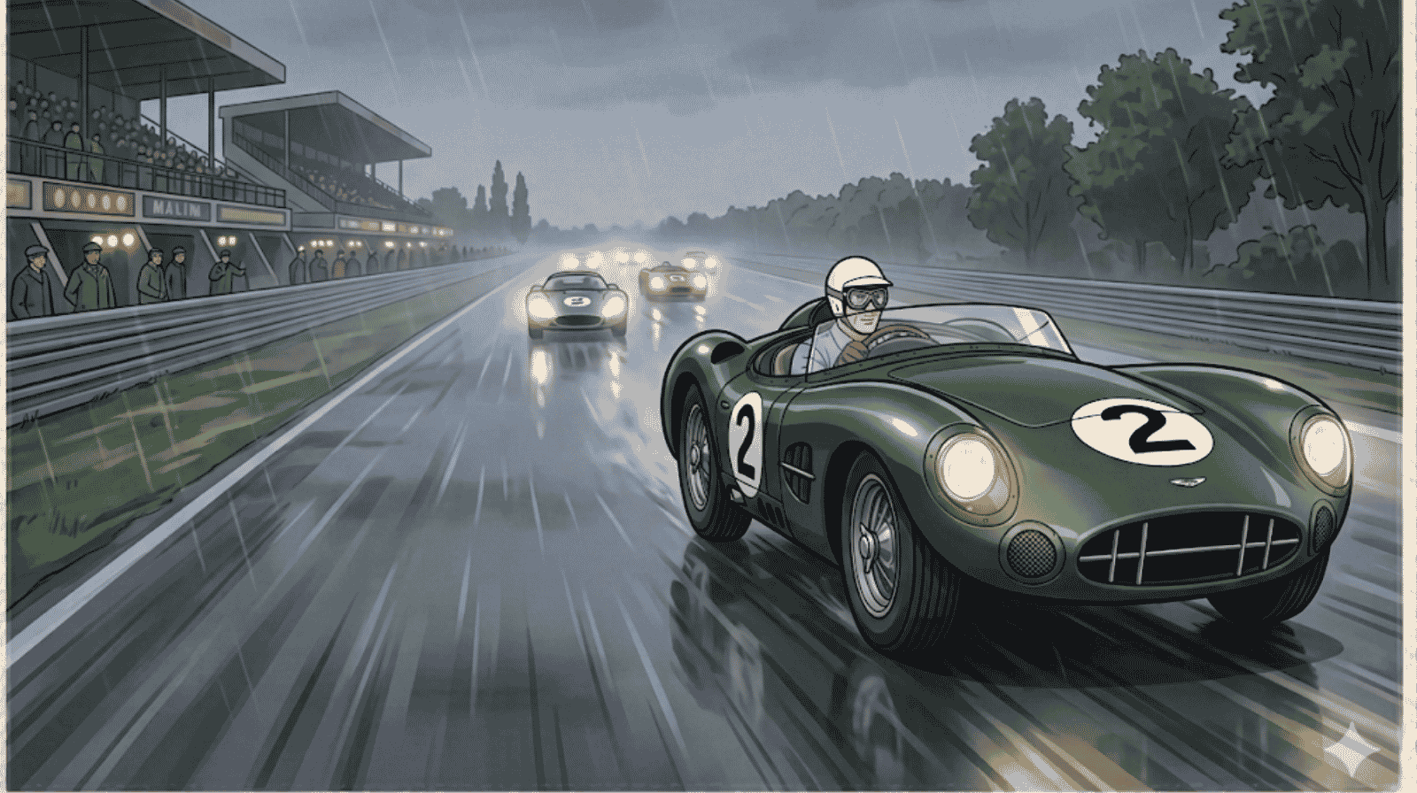 Der Aston Martin DBR1 -Grüne Legende aus Newport Pagnell