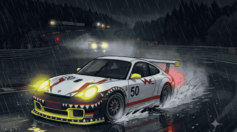 Goliath am Boden: Als der Freisinger-Porsche Spa schockierte